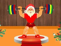 Santa weightlifter