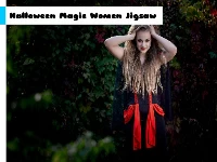 Halloween magic women jigsaw
