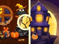 Witchs house halloween puzzles