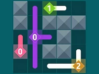 Cross path puzzle game