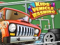 Kids car wash garage for boys