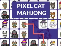 Cat pixel mahjong