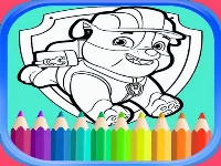 Paw patrol coloring book for puppy patrol for kids