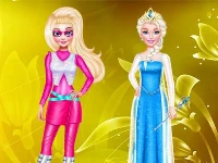Dress up princess fashion cosplay makeover