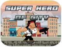 Super hero of city