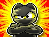 Angry ninja hero