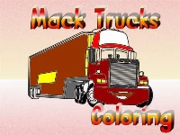 Mack trucks coloring