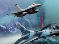 Fighting aircraft battle