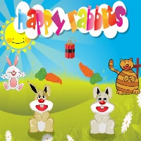 Happy rabbits
