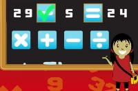 Elementary arithmetic game