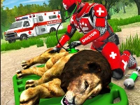 Real doctor robot animal rescue