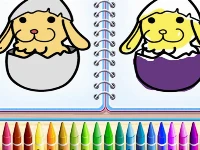 Coloring bunny book