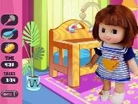 Baby doll house cleaning