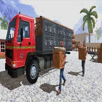 Asian offroad cargo truck driver game