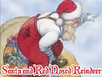 Santa and red nosed reindeer puzzle