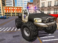 Police truck driver simulator