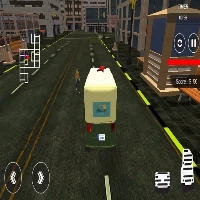 City tuk tuk rickshaw : chingchi simulator game