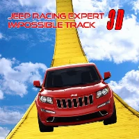 Stunt jeep simulator : impossible track racing game