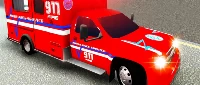 City ambulance driving