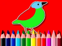 Bts birds coloring book