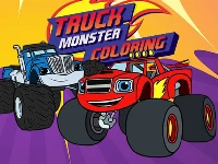 Monster truck coloring