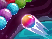 Bubble shooter colored planets