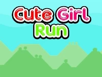 Cute girl run