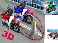 Chained bike racing 3d