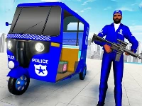 Police auto rickshaw drive