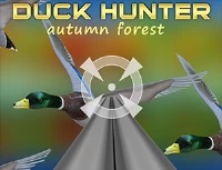 Duck hunter autumn forest
