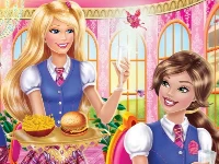 Princesses burger cooking