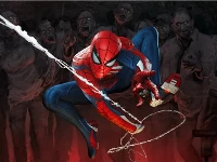 Spiderman vs zombie