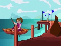 Boat girl escape