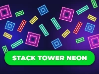 Stack tower neon: keep blocks balance