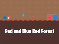 Red and blue red forest