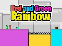 Red and green rainbow