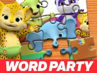 Word party jigsaw puzzle