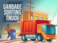 Garbage sorting truck