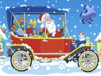 Christmas cars jigsaw