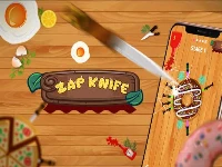 Zap knife: knife hit to target