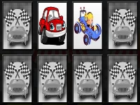Racing cars - memory game