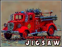 Emergency vehicles jigsaw
