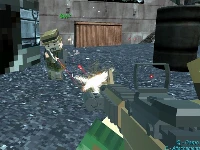 Pixel gungame arena prison blocky combat
