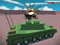 Helicopter and tank battle vehicle wars