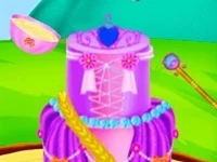 Princess dress cake - fondant cakes