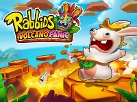 Rabbids volcano panic