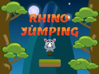 Rhino jumping