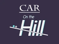 Car on the hill