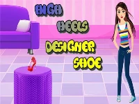 High heels designer shoe