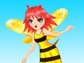 Bee girl dress up